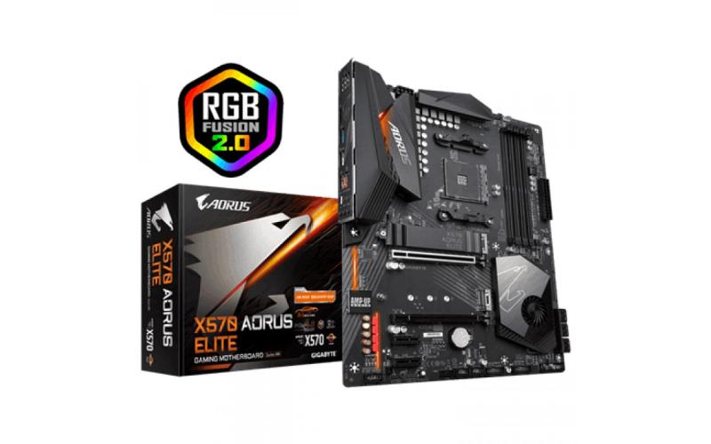 GIGABYTE X570 AORUS Elite AMD Ryzen 3000/X570/ATX/PCIe4.0/DDR4 - Gaming Motherboard