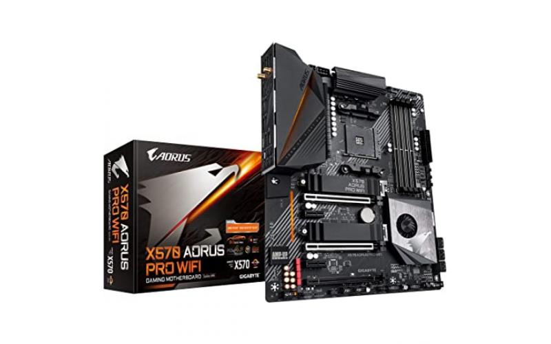 GIGABYTE X570 AORUS PRO Wi-Fi AMD Ryzen3000/X570/ATX/PCIe4.0/DDR4//Intel Dual Band 802.11AC Wi-Fi - Motherboard