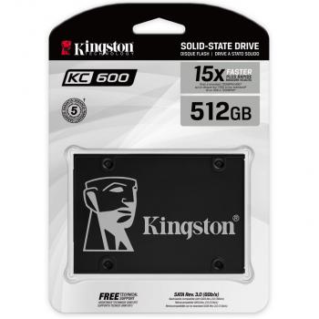 Kingston KC600 SSD 512GB SATA 3 2.5Inch 15X Faster