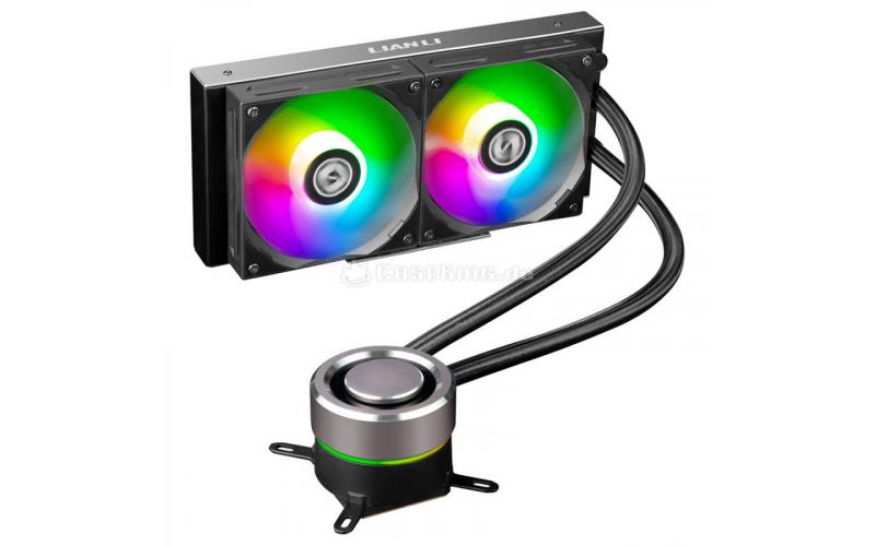 LIAN LI GALAHAD 240mm ARGB CPU Liquid Cooler - Black