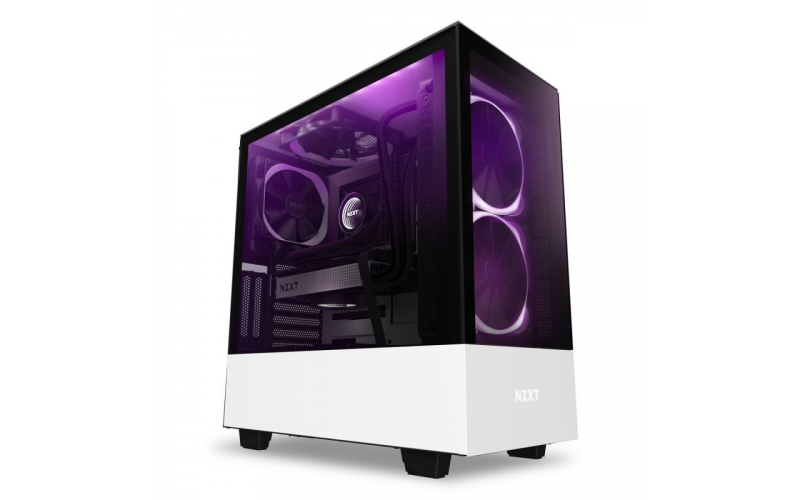 NZXT H510 ELITE MATTE WHITE RGB Lighting Tempered Glass Gaming Case