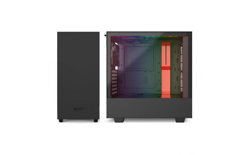 NZXT H510i MATTE RED Tempered Glass addressable LED strip Gaming Case