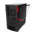 NZXT H510i MATTE RED Tempered Glass addressable LED strip Gaming Case