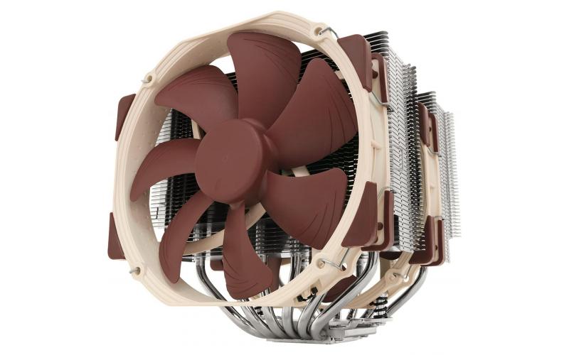 Noctua NH-D15 Premium CPU Cooler with 2X NF-A15 PWM 140mm Fans (Brown)