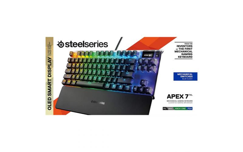 SteelSeries APEX 7 TKL OLED Smart Display,  Mechanical Gaming Keyboard - Red Switch