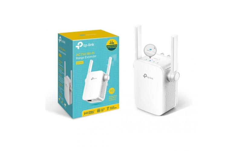 TP-LINK AC750 (RE205) DUAL BAND Wi-Fi Range Extender,433Mbps 5GHz - 200Mbps 2.4GHz W/ Access Point Mode