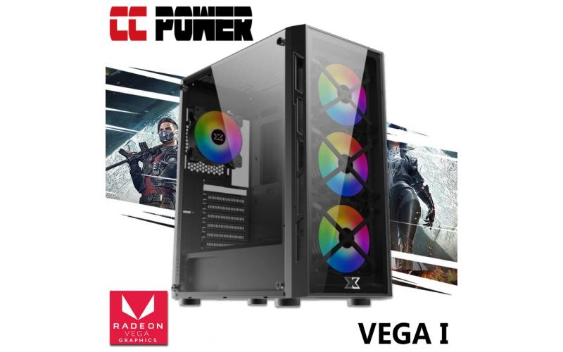 CC Power VEGA 7 I Gaming PC 5Gen AMD Ryzen 5 w/ RX VEGA 7 Custom AIR Cooler