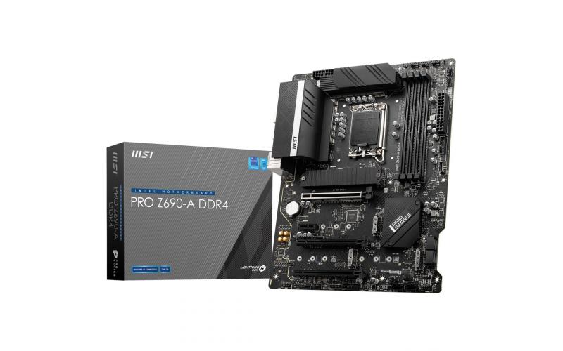 MSI PRO Z690-A DDR4 ProSeries 12th Gen Intel Core PCIe 5 2.5G LAN 3x M.2 Slots Motherboard