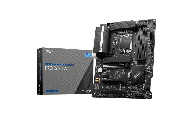 MSI PRO Z690-A DDR5 ProSeries 12th Gen Intel Core PCIe 5 2.5G LAN 3x M.2 Slots Motherboard