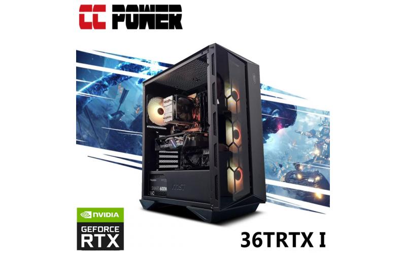 CC Power 36TRTX I Gaming PC 12Gen Core i7 12-Cores w/ RTX 3060 TI 8GB Liquid Cooled