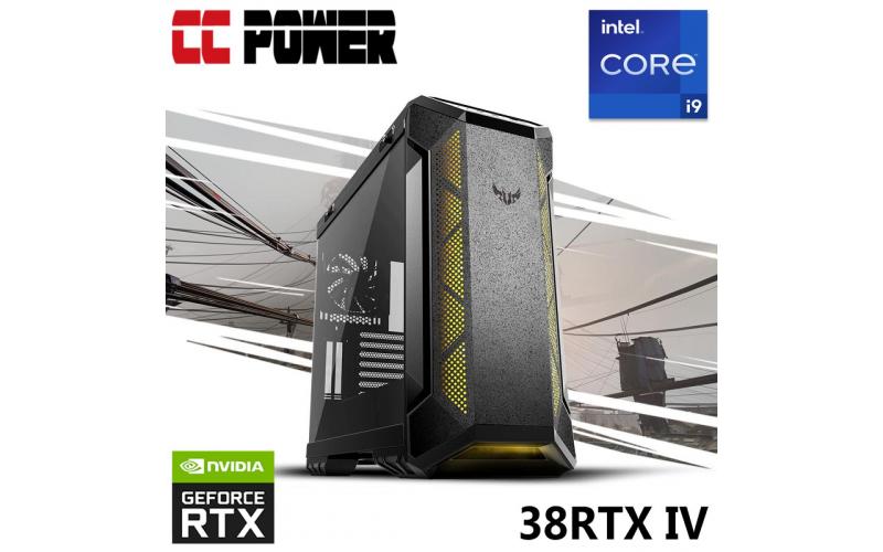 CC Power 38RTX IV Gaming PC 12Gen Core i9 16-Cores w/ RTX 3080 10GB Liquid Cooled DDR5