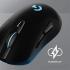 Logitech G703 Lightspeed Wireless w/ Hero 25K Sensor Lightsync RGB Lightweight 95G+10G Optional - Black