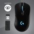 Logitech G703 Lightspeed Wireless w/ Hero 25K Sensor Lightsync RGB Lightweight 95G+10G Optional - Black