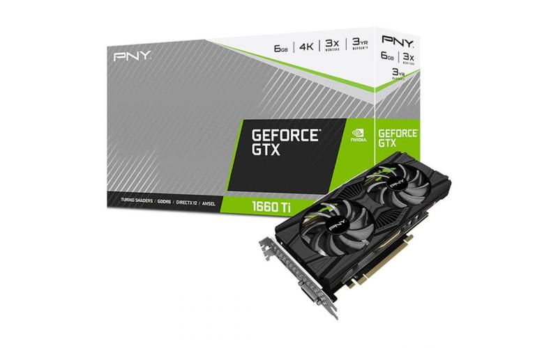 PNY GeForce GTX 1660 Ti Dual Fan GDDR6 6GB Video Card