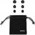 Lenovo 100 in-Ear Headphone Wired w/ Mic Noise Isolating 3 Ear Cup Sizes, Windows, Mac, Android