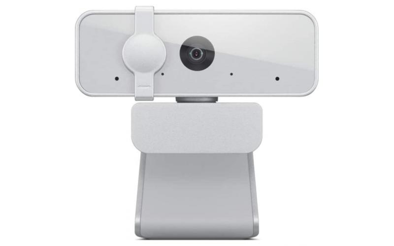 Lenovo 300 FHD Webcam 1080p Stereo Microphone Privacy Cover Windows & Mac - Cloud Grey