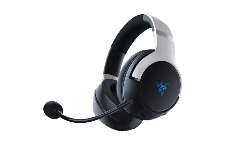 Razer Kaira Pro Dual Wireless PS 5 Headset w/Haptics HyperSense Detachable Mic Wireless & Bluetooth