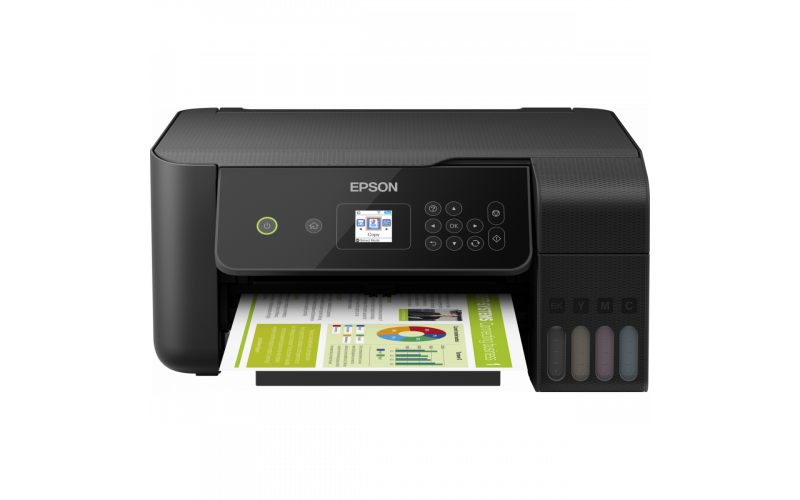 Epson EcoTank L3160 Wi-Fi All-in-One Ink Tank Printer (Black)
