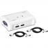 Trendnet 2-port USB/KVM Switch w/Audio (Include 2 x KVM cables)