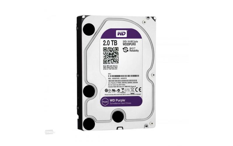 WD PURPLE SURVEILLANCE HARD DRIVE 2TB