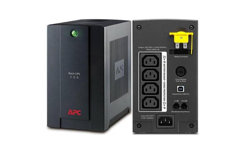APC Back-UPS 700VA, 230V, AVR, IEC Sockets