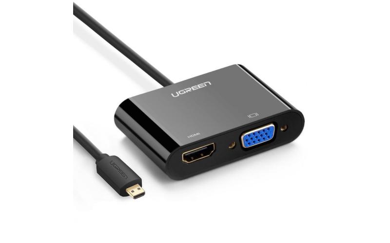UGREEN CM101 Micro HDMI to HDMI VGA Converter