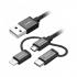 UGREEN US186 3-in-1 Charging & Syncing Cable