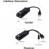USB 2.0 Extender to RJ45 with a 4 Ports USB Hub- 100M