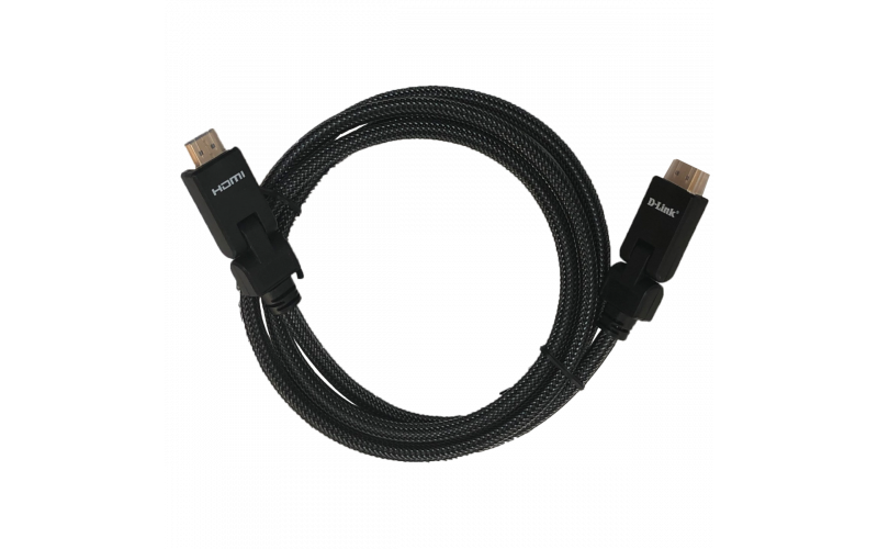 D-Link HCB-4AABLBRR-X HDMI 2.0 Cable with 180 degree connector-20M