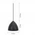 Hanging Ball DQ-200 Ceiling speaker -Black