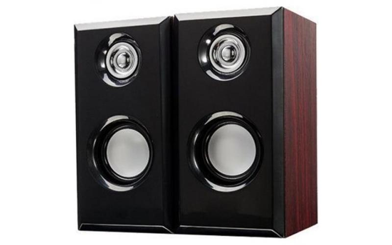 LEERFEI M-09 Multimedia Wooden USB Speaker