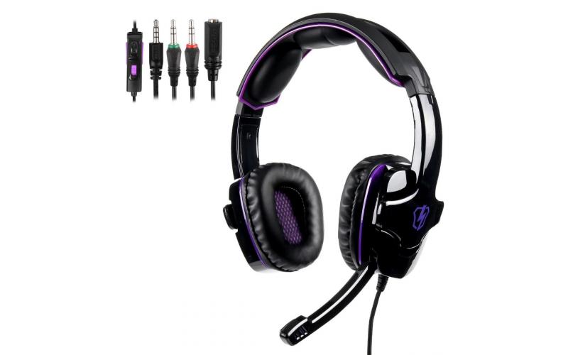 LETTON L8 Gaming Headset 3.5mm Stereo with Adjustable Microphone