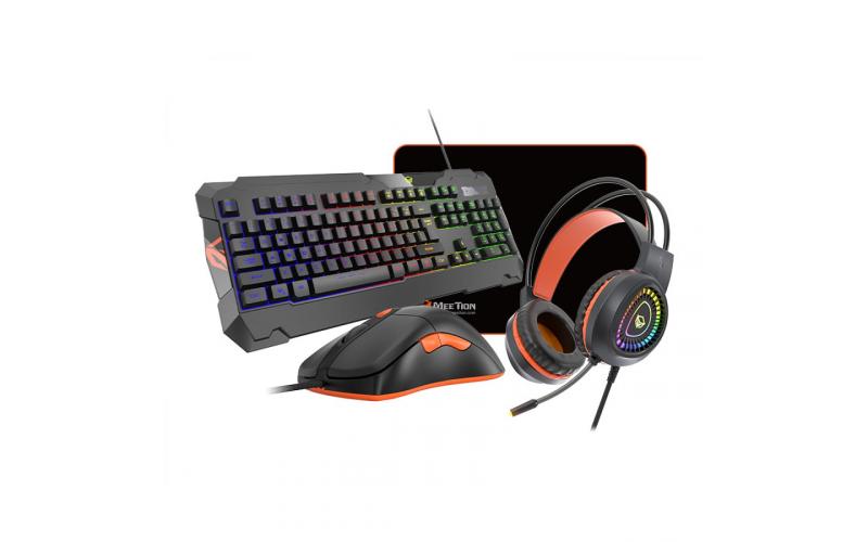 MeeTion MT-C505 Gaming Mouse Keyboard and Headset Combo with Mouse Pad