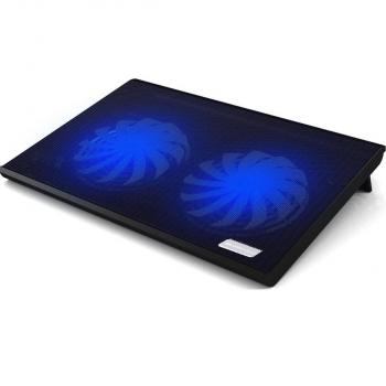 Slim Laptop Cooling Pad S2 with Two quiet 140mm 1200RPM Fans