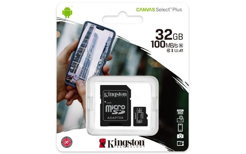 Kingston SDCS2/32GB Canvas Select Plus 32GB Class 10