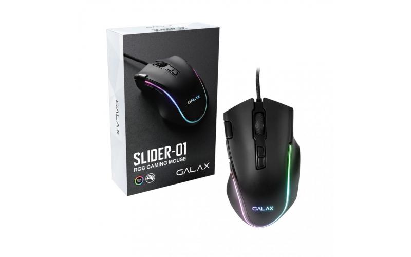 GALAX SLIDER-01 7200DPI/ RGB/ 8 Macro Keys  Gaming Mouse