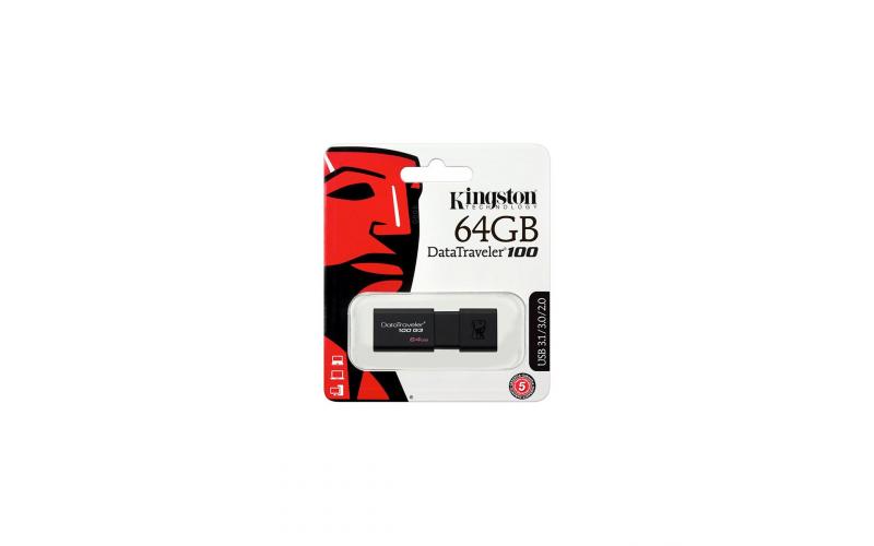 Kingston Datatraveler DT100 G3 64GB USB Flash Drive