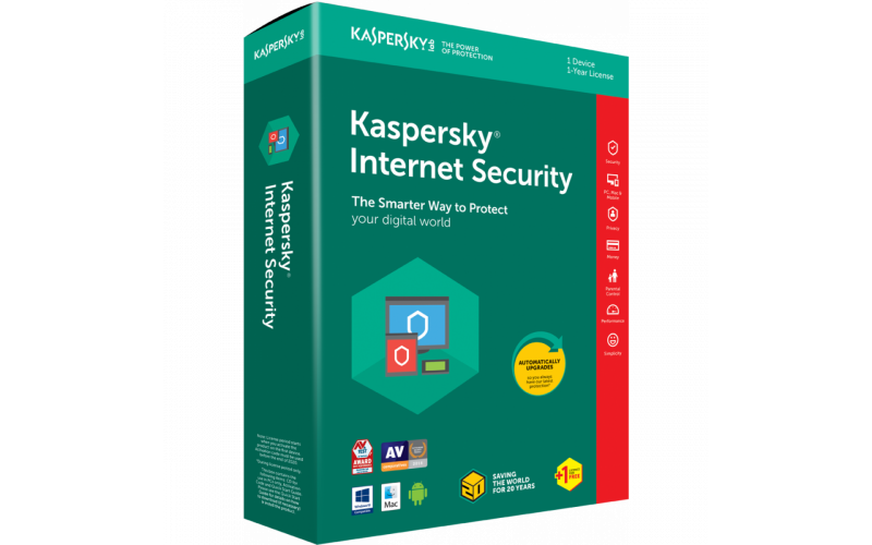 KASPERSKY INTERNET SECURITY 1+1 2018