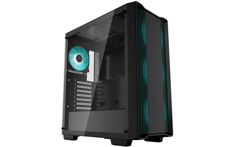 DEEPCOOL CC560 Mid-Tower  Gaming Case Pre-Installed 3 x 120mm LED Fans - Black