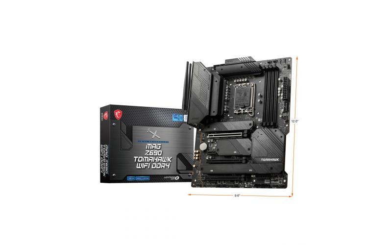 MSI MAG Z690 Tomahawk WiFi 6 DDR4 12th Gen Intel Mainboard PCIe 5.0 4x M.2 Slots