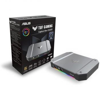ASUS TUF Gaming Capture Box-CU4K30 RGB HDMI 2.0 Up To 4k @60Hz  HDR w/ near-zero latency Certified for OBS