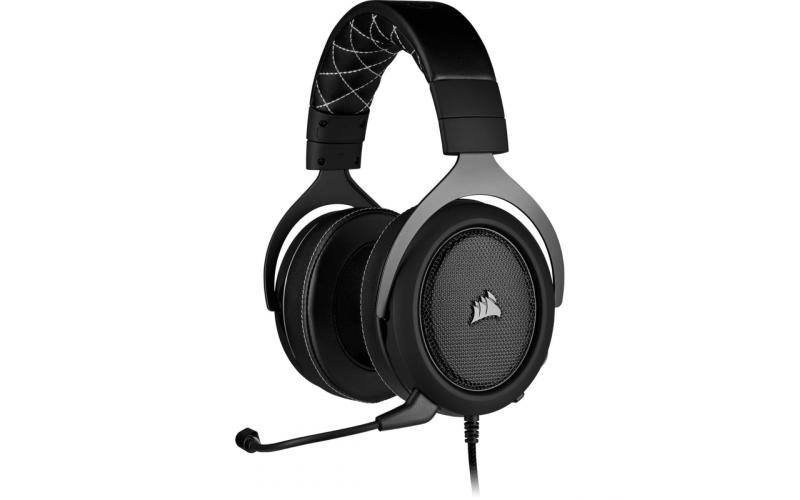 Corsair HS60 7.1 Surround Wired Gaming Headset Multi-Platform Compatibility-Carbon