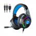 HP DHE-8003UM Stereo 3.5mm Gaming Headset with Microphone & Led