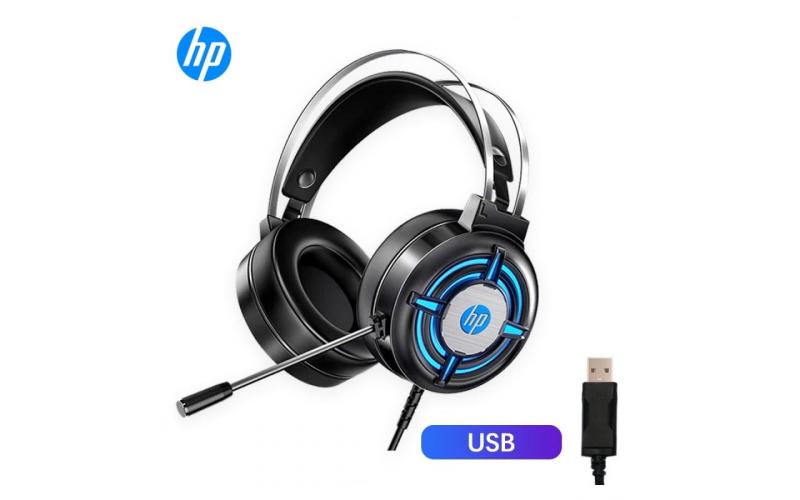 HP H120G Stereo Usb2.0 Gaming Headset W/ Microphone & Led Lighting