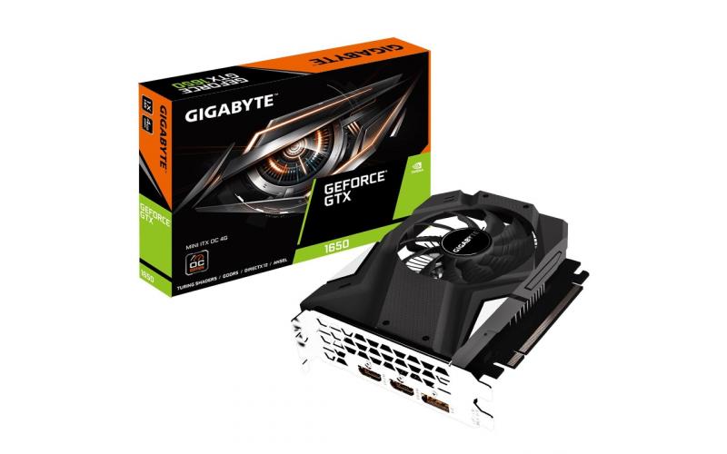 GIGABYTE NVIDIA GeForce GTX 1650 MINI ITX OC GDDR5 4G - Graphics Card