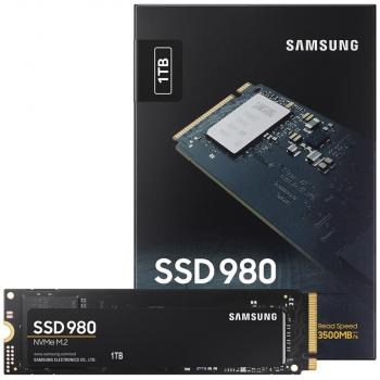 SAMSUNG 980 SSD 1TB PCIe 3.0 M.2 NVMe Read/Write Up To 3,500/3,000 MB/s