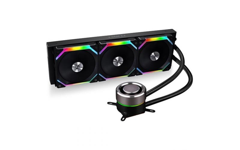 LIAN LI Galahad 360mm (Black) ARGB AIO UNI FAN SL Edition CPU Cooler w/ High End Pump & Tuping (LGA 1700 Support 12th Gen)