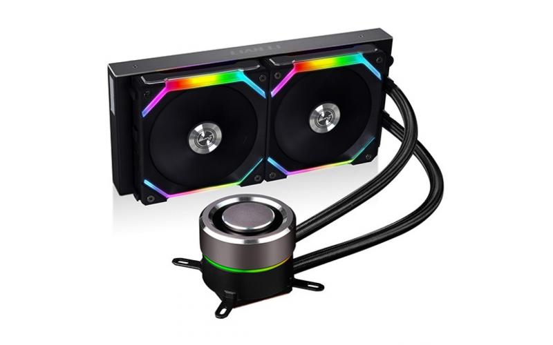 LIAN LI Galahad 240mm (Black) ARGB AIO UNI FAN SL Edition CPU Cooler w/ High End Pump & Tuping (LGA 1700 Support 12th Gen)