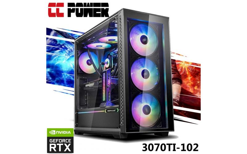 CC Power 3070TI-102 Gaming PC 12Gen Intel Core i5 w/ RTX 3070 TI 8GB DDR6