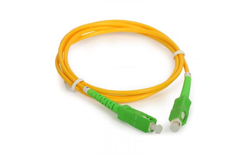 Fiber optic cable 3m (SC/APC to SC/APC) simplex single mode